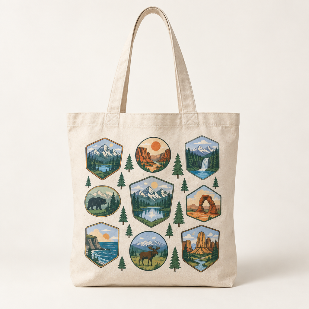 National Park Passport Tote